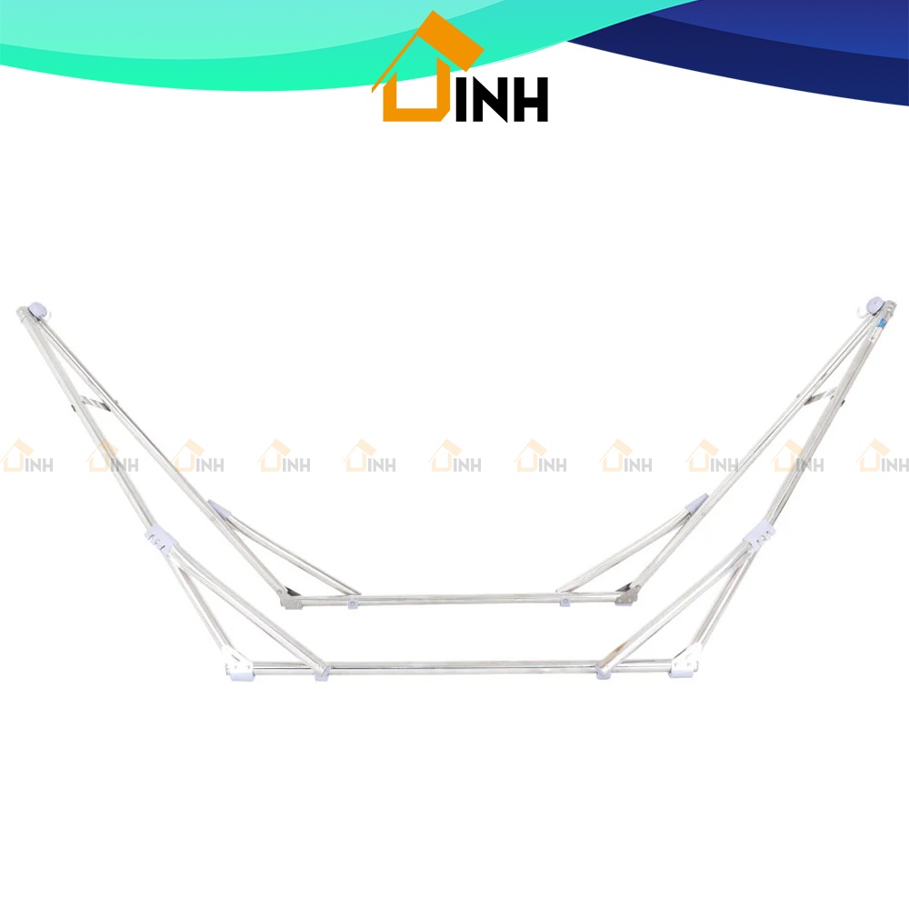 Võng xếp inox Dona Qui Phúc, Khung võng inox phi 32 chịu tải 150kg