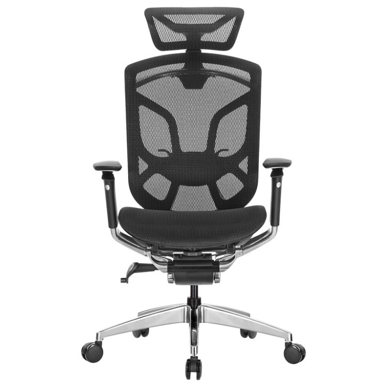 Ghế Ergonomic Công thái học Ergoup Dvary Butterfly Đen - Hợp kim nhôm - Ngả lưng 160 độ