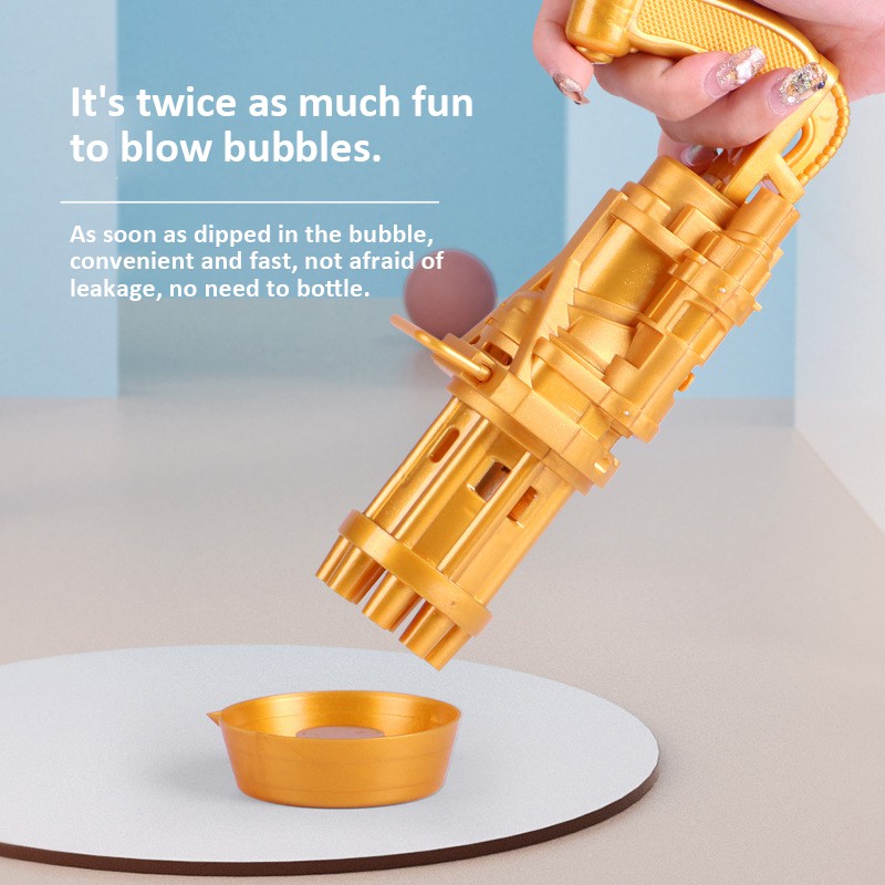 Super Powerful Bubble Toy With 8 Holes