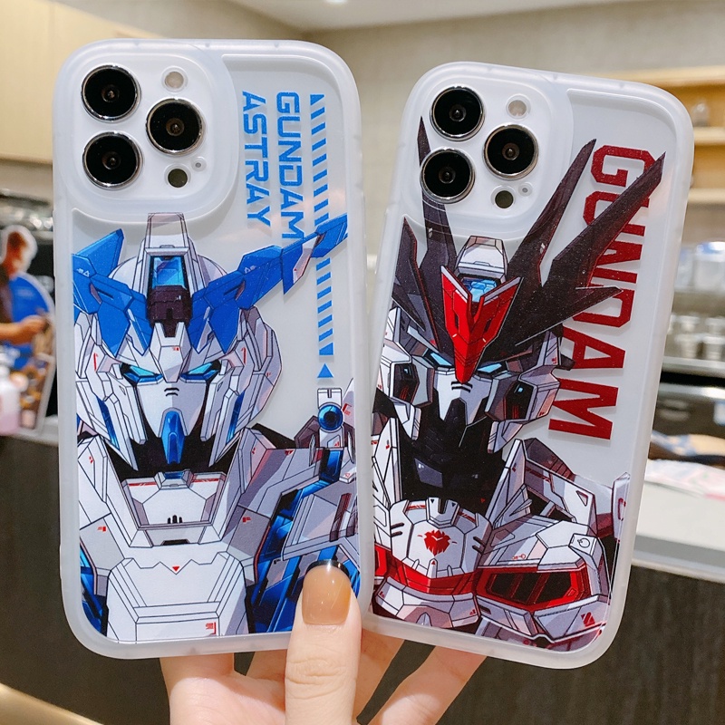 Ốp Điện Thoại Chống Sốc In Hình Gundam Cho iPhone 13 12 11 Pro Max 7 8 Plus X XS XR XSMax 12Pro 12ProMax 13Pro 13ProMax 11