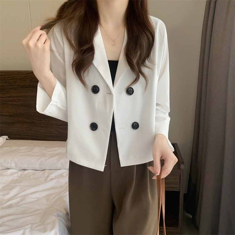 Áo Blazer Mỏng Dáng Cộc Mùa Thu Và Mùa Xuân Cho Nữ, Chất Liệu Vải Mango Loại 1, Bảng Màu Đẹp, V09- Kilafashions.vn