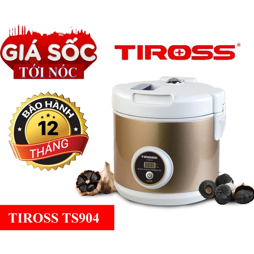 Máy làm tỏi đen nhập khẩu chính hãng Tiross TS904 (Tỏi dẻo, Ngon)