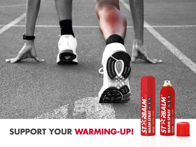 Chai xịt nóng Starbalm Warm Spray giúp làm nóng cơ bắp khởi động trước khi chơi thể thao (Nhập khẩu Hà Lan)
