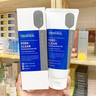 Sữa Rửa Mặt Than Hoạt Tính Sạch Sâu MEDIHEAL Pore-Clean Cleansing Foam EX