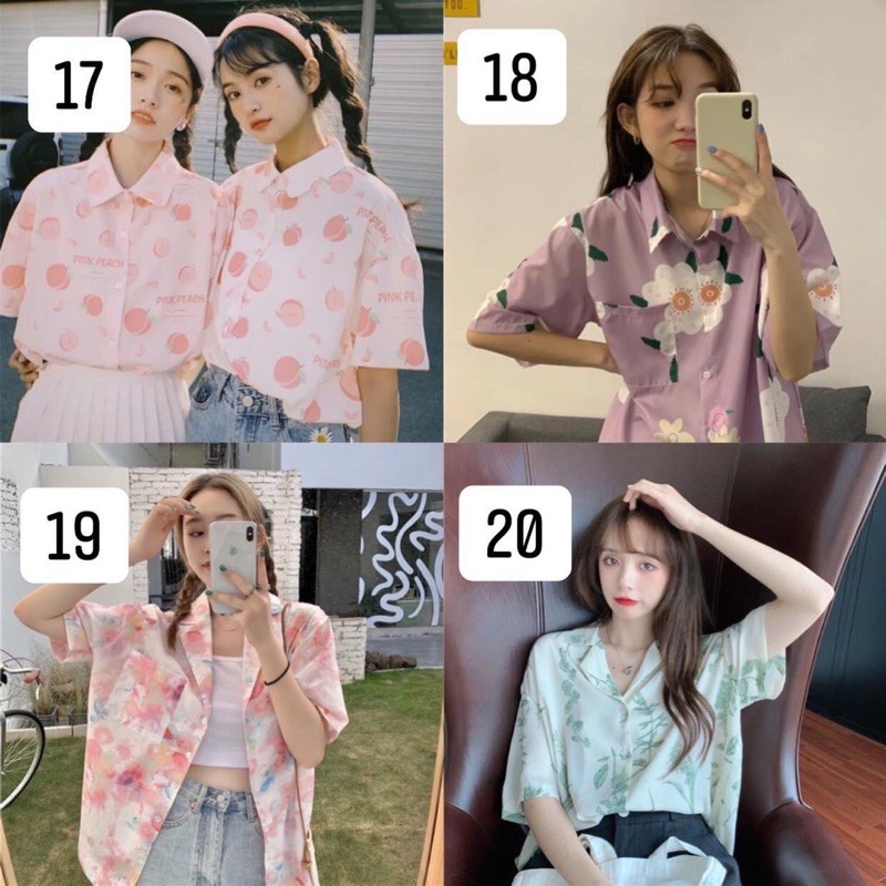 ÁO SƠ MI HOẠ TIẾT