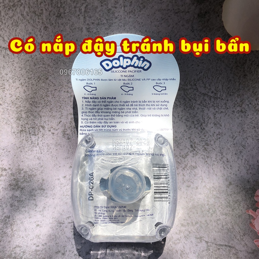 Ti Ngậm (Núm Vú Giả) Cao Cấp DOLPHIN Cho Bé - DP-026A