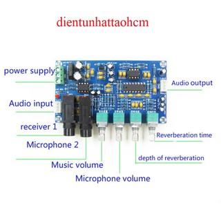 MẠCH ECHO KHUẾCH ĐẠI MICRO KARAOKE XH-M173