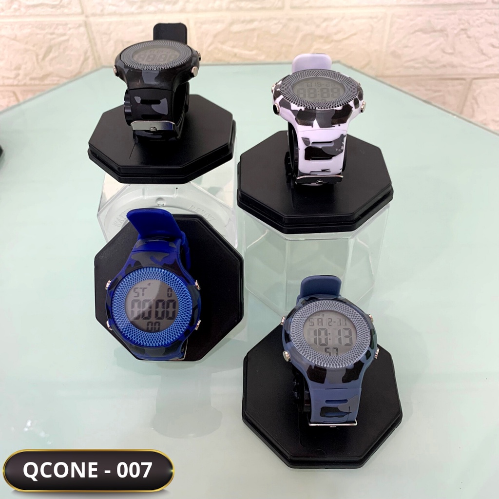 Đồng hồ điện tử nam nữ chống nước Qcone 007 chống nước 30m đầy đủ chức năng