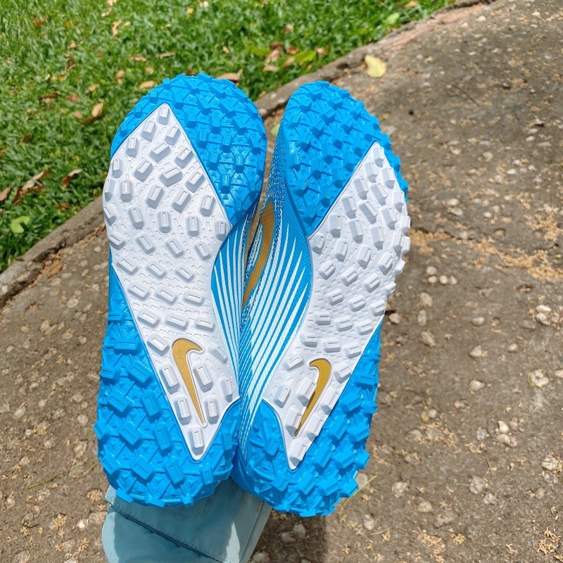 Giày đá bóng MECURIAL VAPOR 13 PRO TF ( XANH TRẮNG )