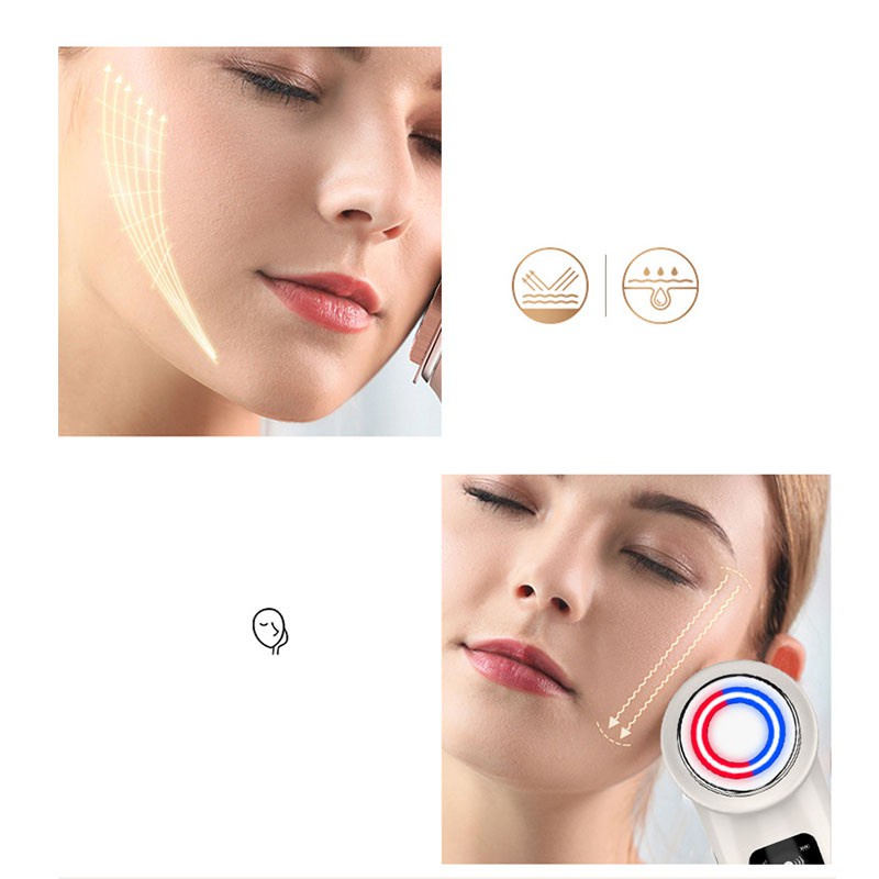 Mesotherapy Electroporation Rf Lifting Beauty LED Photon Face Skin Rejuvenation Remover Wrinkle Frequency Green