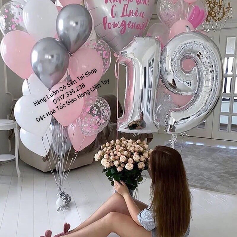 Bóng số size Nhiều Màu Hot