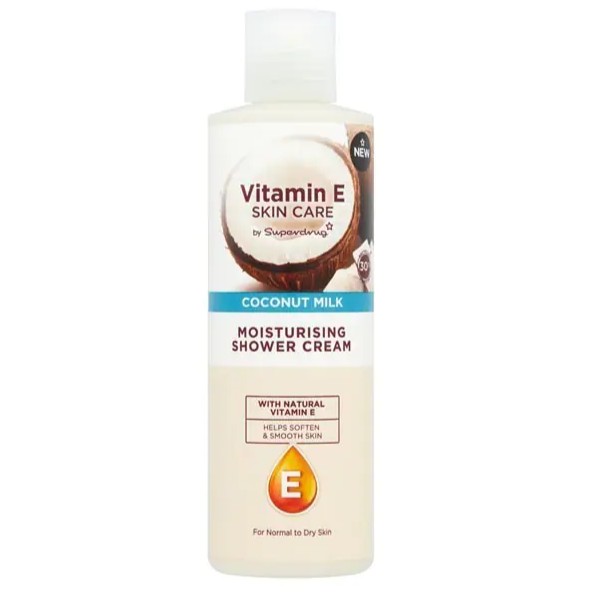 [TOP 1 SHOPEE] Sữa tắm dưỡng ẩm Superdrug Vitamin E Moisturising Shower Cream 250ml (Bill Anh)