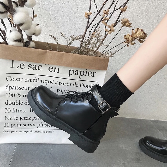 (Order) Giày boots Ulzzang nữ MS396 | BigBuy360 - bigbuy360.vn