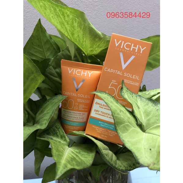 Kem Chống Nắng Vichy Ideal Soleil Mattifying Dry Touch Face Fluid SPF 50