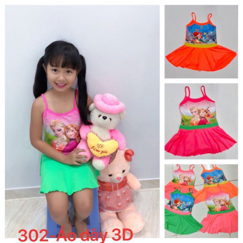 Đầm bơi elsa anna đồ bơi công chúa cho bé size 10kg đến 40kg