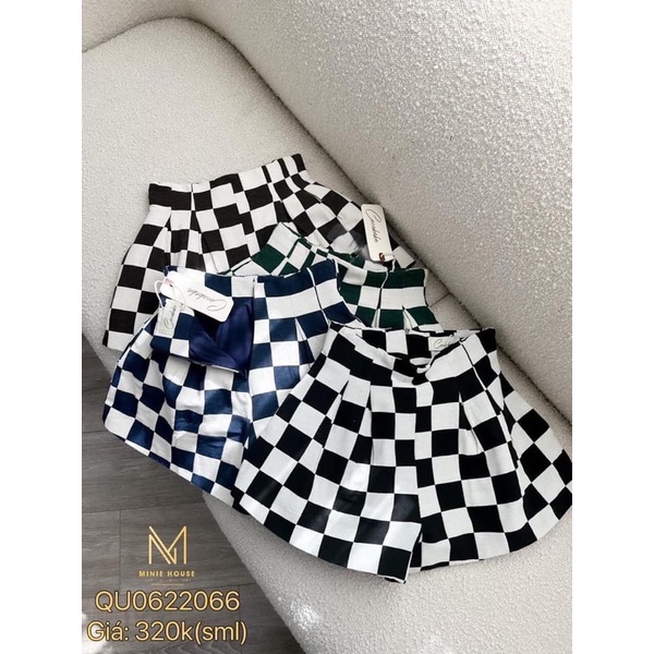 Quần shot caro lưng cao hàng TK loại 1