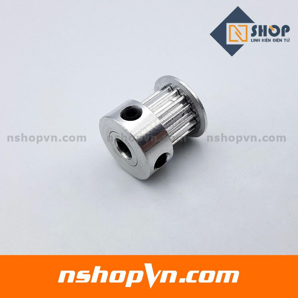 Puly GT2 trục 4mm 16 / 20 răng