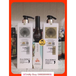 [MUA 1 TẶNG 1] DẦU CẶP COLLAGEN TRẮNG VINGE 1000ML SIÊU PHỤC HỒI MỀM MƯỢT TÓC TẶNG TINH DẦU ARGAN OIL 55ML