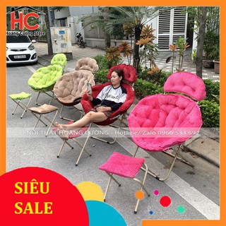 Ghế Tựa Lưng Hình Vỏ Sò ⚡ 𝐓𝐀̣̆𝐍𝐆 𝐆𝐇𝐄̂́ Đ𝐄̂̉ 𝐂𝐇𝐀̂𝐍 ⚡ Ghế Vỏ Sò Thư Giãn Đủ Màu