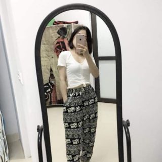 Quần lanh thổ cẩm
