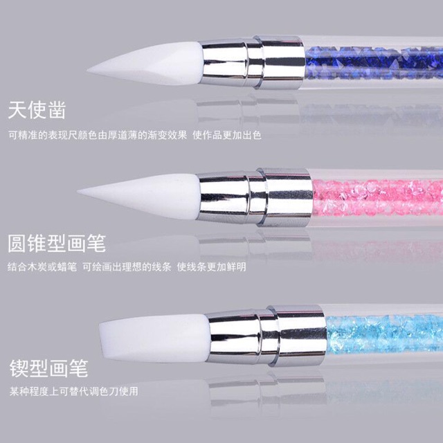 SET 5 CỌ SILICON CÁN ĐÁ ĐẦU TO