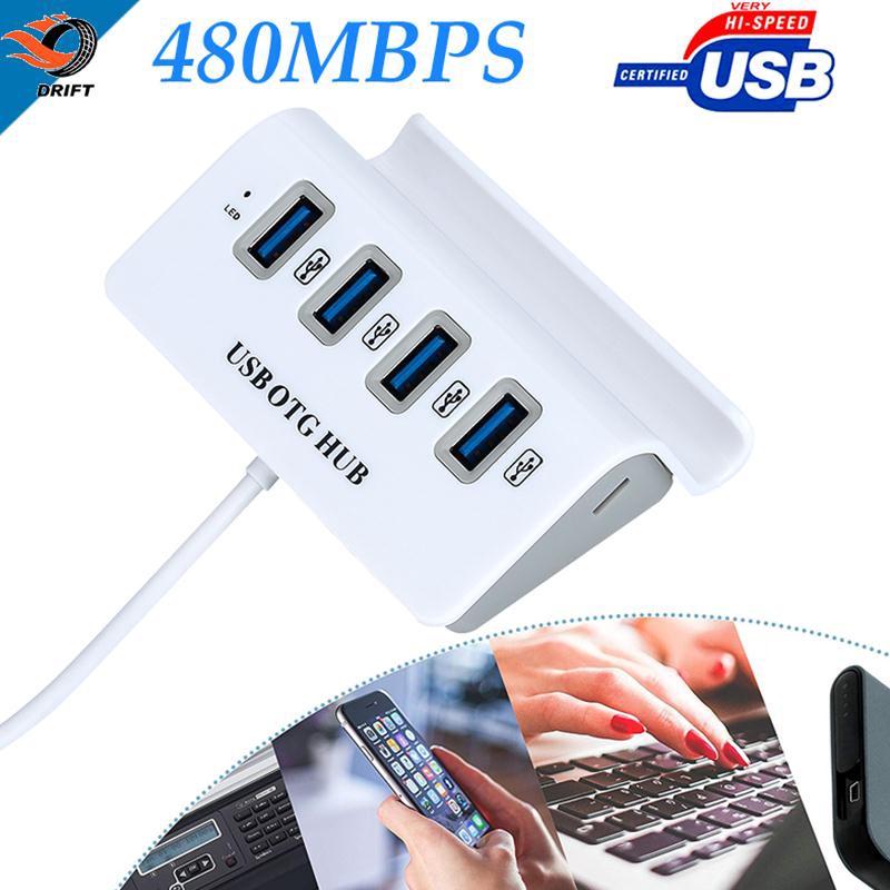 Bộ Chia 4 Cổng USB OTG HUB Micro/Type-C OTG Connectors PC Durable chơi game moblie Roblox Minecraft