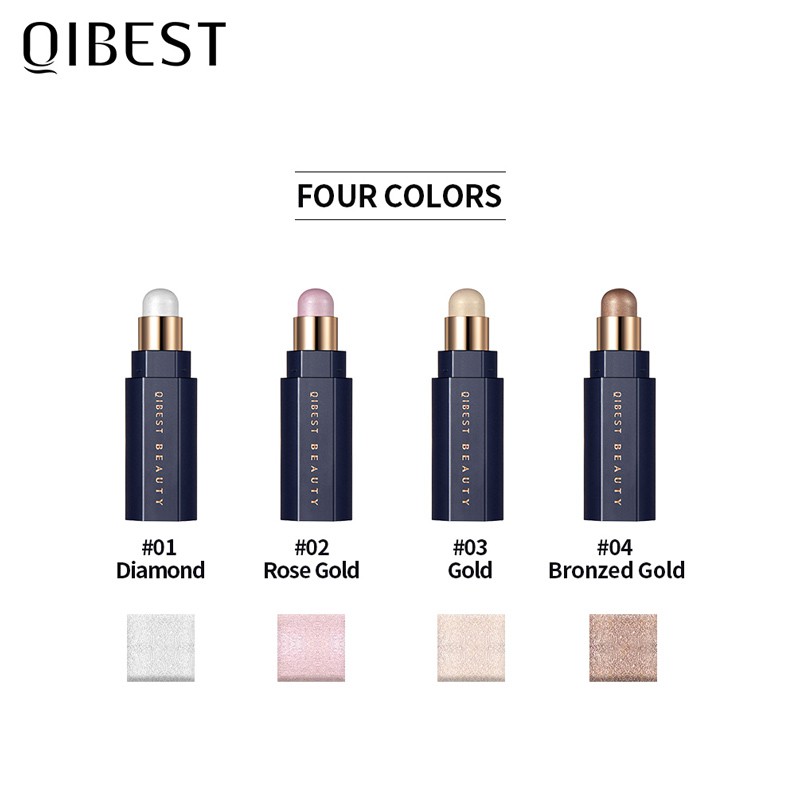 Kem bắt sáng QIBEST làm sáng cho mặt 3D 4 màu tùy chọn 33.5g | BigBuy360 - bigbuy360.vn