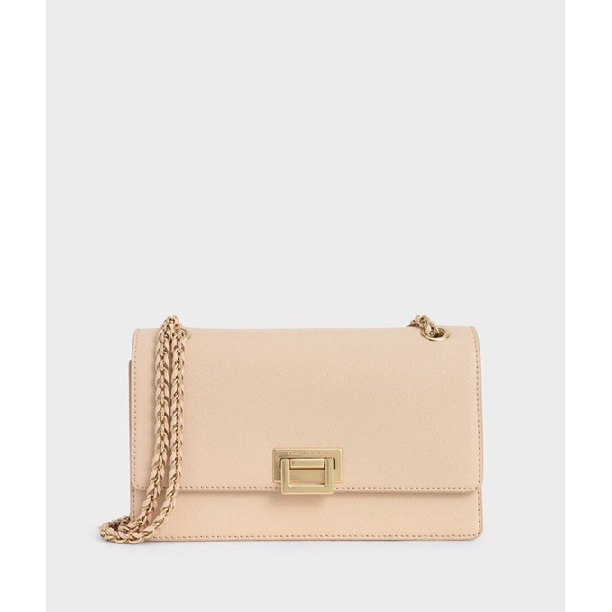 CNK TÚI XÁCH KHÓA GẬP KÈM TÚI HÃNG CÓ ẢNH THẬT BAO CHẤT DA ĐẸP SALE 07/07