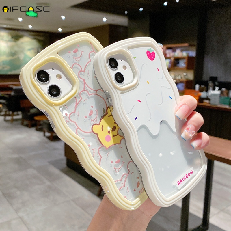 Ốp Điện Thoại Trong Suốt Họa Tiết Winnie The Pooh Dễ Thương Dành Cho iPhone 13 12 11 Pro Max XS Max XR X 2 Trong 1
