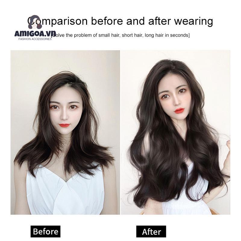 ✨✨Bộ Tóc Giả Dài Xoăn Gợn Sóng Dùng Để Tạo Kiểu Tóc