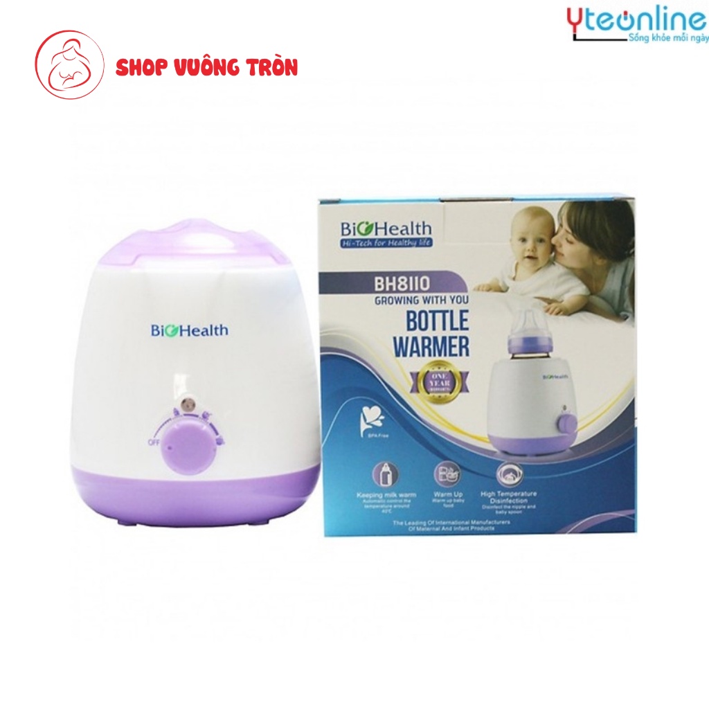Máy Hâm Sữa Đa Chức Năng BioHealth BH8110 Tiện Cho Mẹ, Khỏe Cho Bé