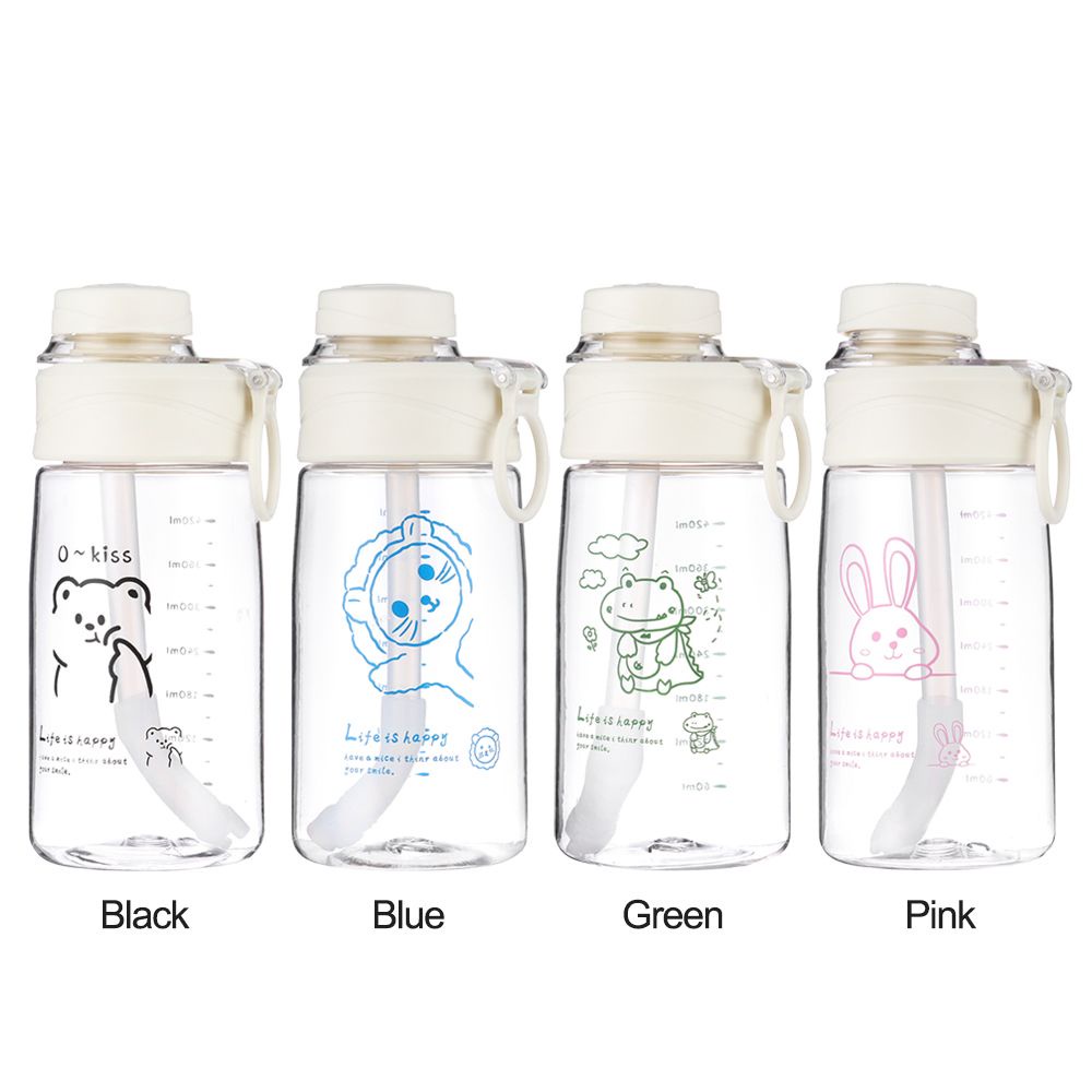 Bình nước thể thao nhiều màu sắc họa tiết nhỏ gọn dành cho học sinh và người lớn