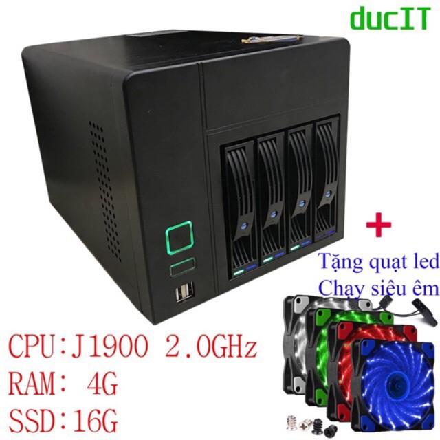 Xpenology, ổ cứng mạng J1900 lõi tứ 2.0Ghz, LAN Gigabit 95