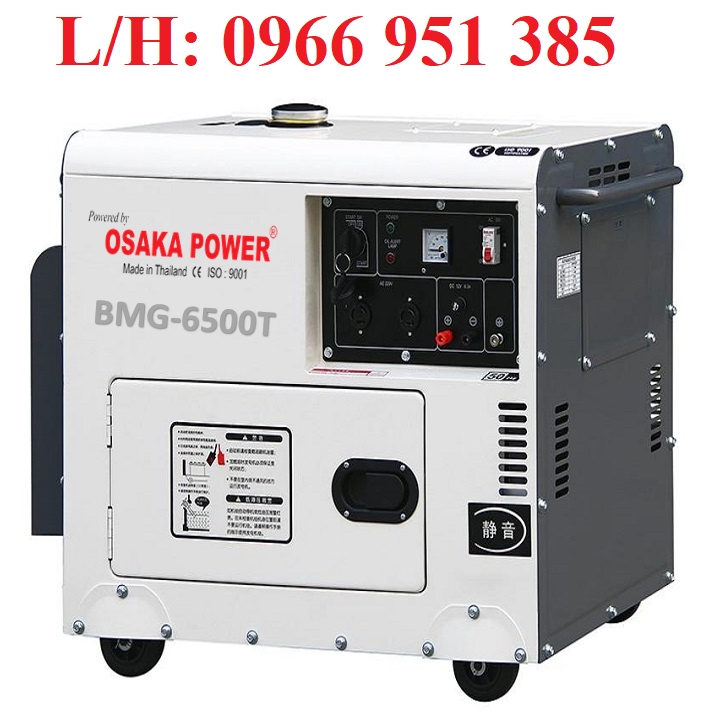 Máy Phát Điện Chạy Dầu Osaka Power 5.0KW BMG-6500T