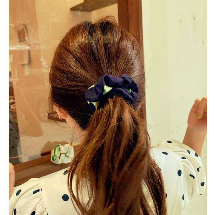 SCRUNCHIES BƠ CUTE, CỘT TÓC VẢI THỜI TRANG NỮ GIÁ RẺ