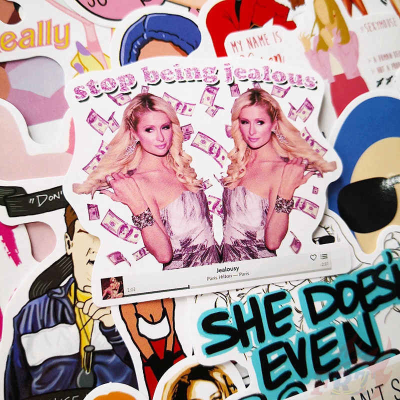 ❉ Mean Girls Stickers ❉ 35Pcs/Set Campus Youth Movie Fashion DIY Doodle Decals Stickers