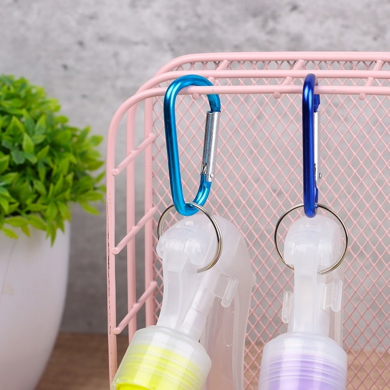 Chai xịt đựng dung dịch hình quả bầu 100ml có cò nhấn với móc treo tiện dụng khi đi du lịch