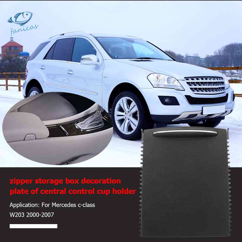 Con Lăn Che Điểm Mù Màu Đen Gắn Giữa Xe Hơi Mercedes Benz C-Class W203