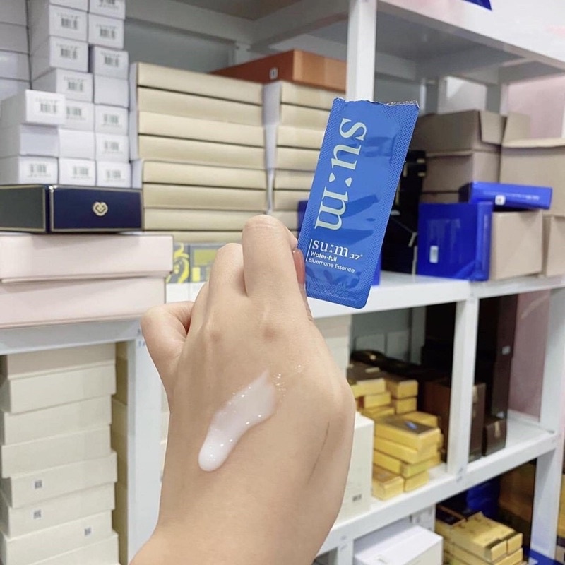 Tinh Chất Se Khích Lỗ Chân Lông Water Full Bluemune Essence Sum date 2024(1 gói) | BigBuy360 - bigbuy360.vn