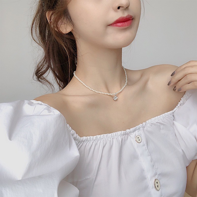 Dây chuyền vòng cổ nữ phong cách Lolita xinh xắn trend V105