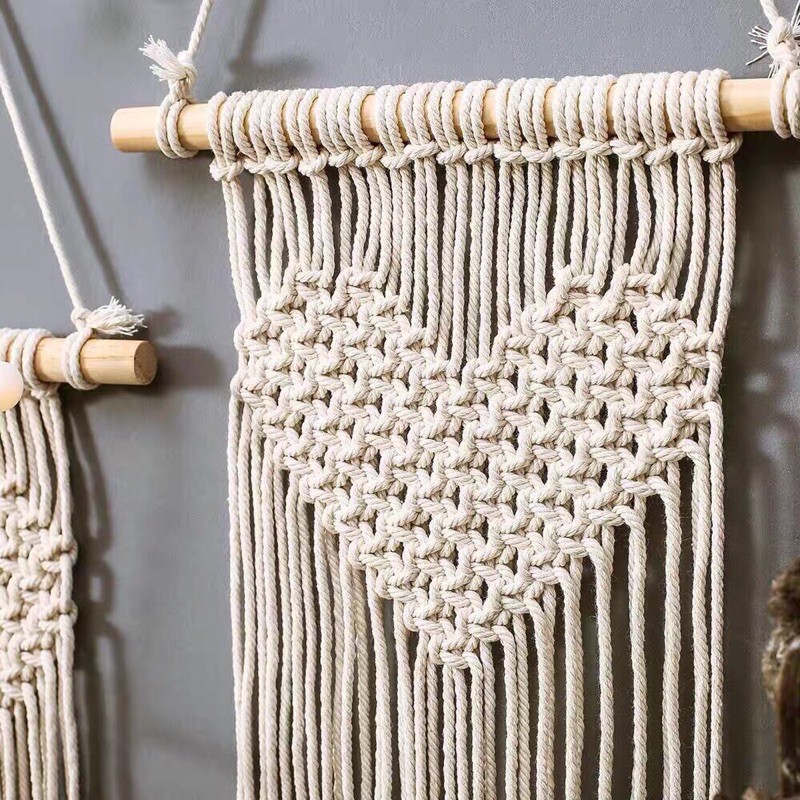 Rèm macrame phong cách retro