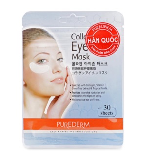 Mặt nạ mắt Purederm gói 30 miếng 25ml HÀN QUỐC