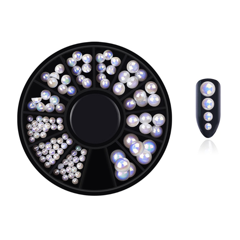 Hạt Ngọc Trai 3d Nhiều Màu Trang Trí Móng Tay Nghệ Thuật