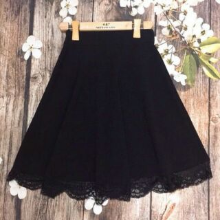 Tq2. Chân váy xòe phối ren siêu đẹp.