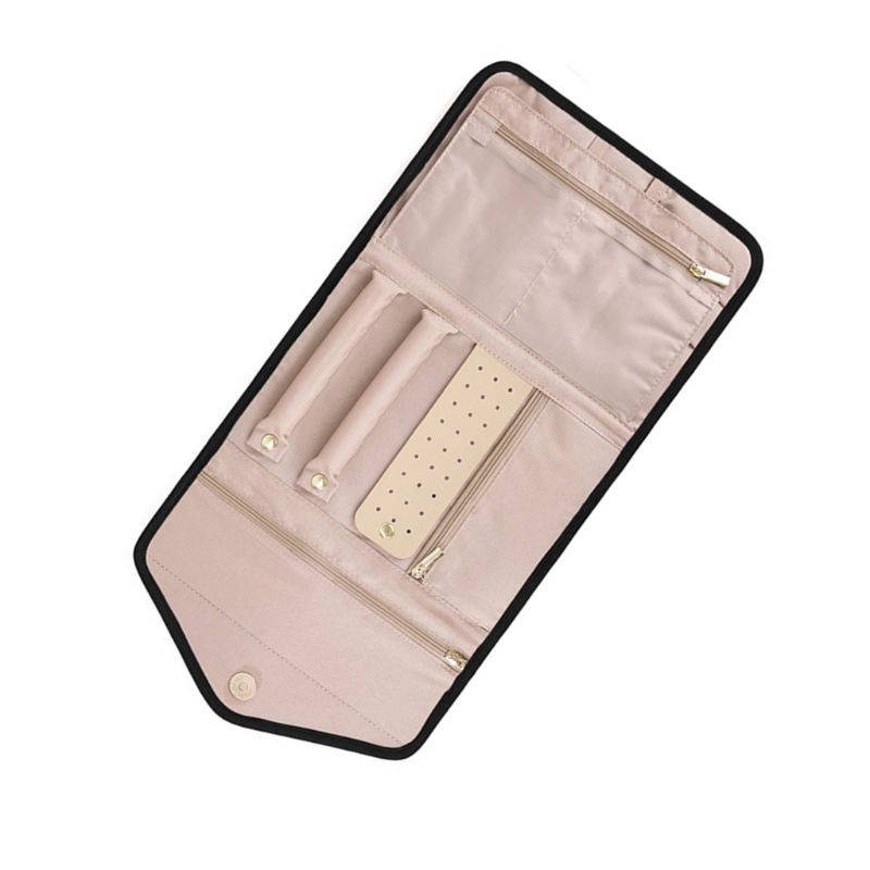 Flgo Hộp Đựng Trang Sức Vòng Cổ / Vòng Tay / Nhẫn Có Thể Gập Lại Dùng Khi Đi Du Lịch