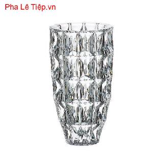 Lọ Hoa Pha Lê Crystalite Bohemia Kim Cương 28cm