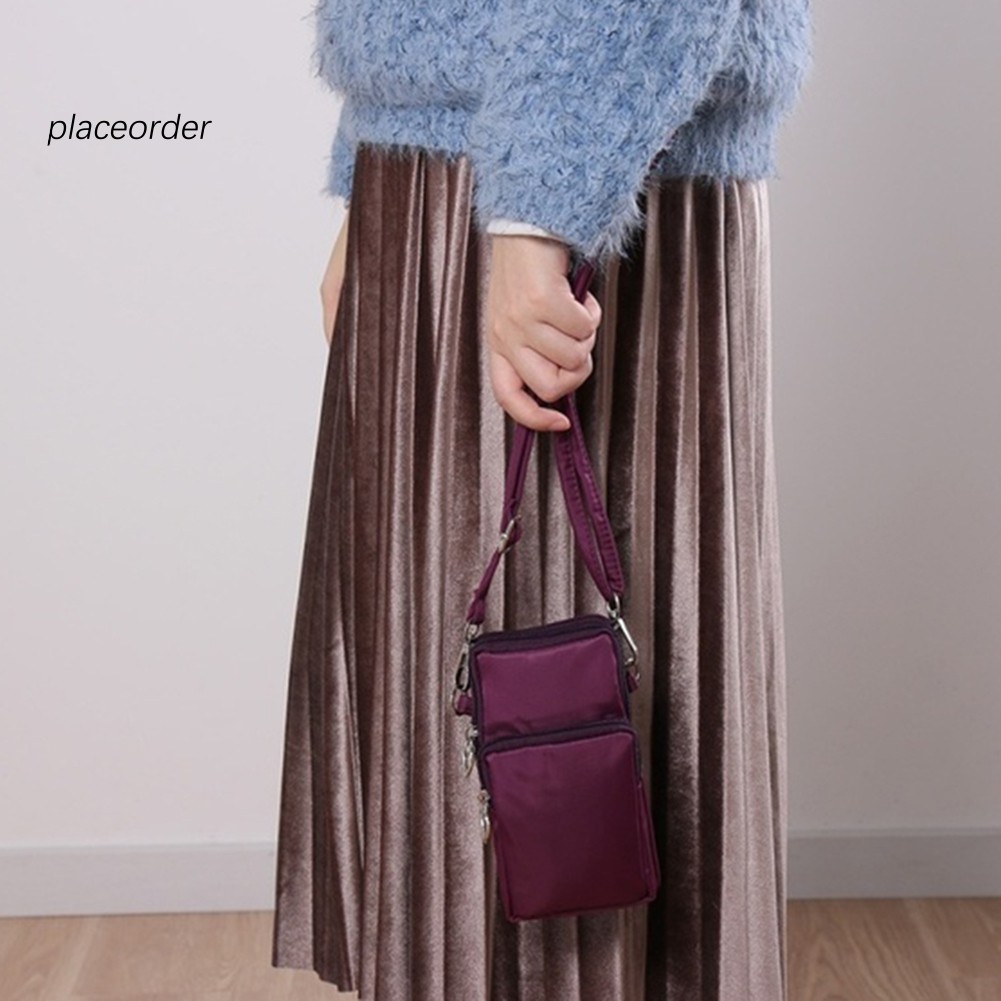 Túi đựng điện thoại kiểu dáng mini siêu nhẹ bằng vải Oxford