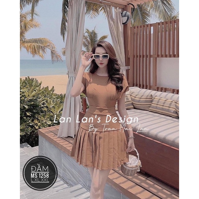 [ BIGSIZE ] ĐẦM XOÈ XẾP LI