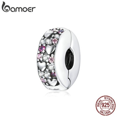 Phụ Kiện Hạt Charm Bamoer Bằng Bạc 925 Scc1745 Dùng Để Trang Trí Trang Sức Đáng Yêu