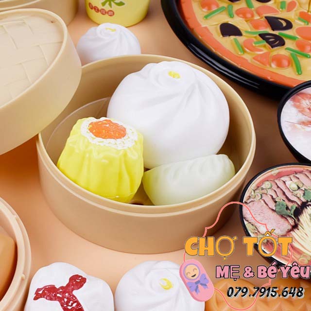Bộ Đồ Chơi Nấu Ăn Dimsum 88 Chi Tiết Cho Bé thoả sức chế biến cho các đầu bếp tương lai